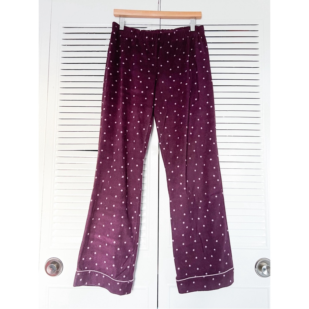 Gilligan & O’Malley | Fleece Polka Dot Pajama Pants - Picture 1 of 6